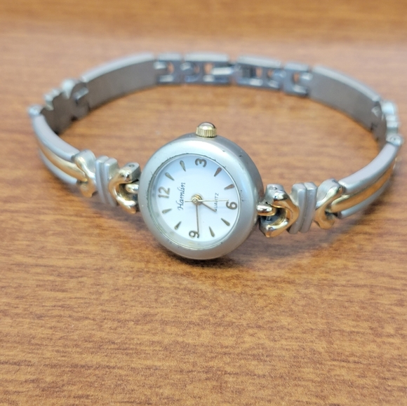 Two Tone Hamlin Bracelet Watch with Quartz Movement - Picture 6 of 9